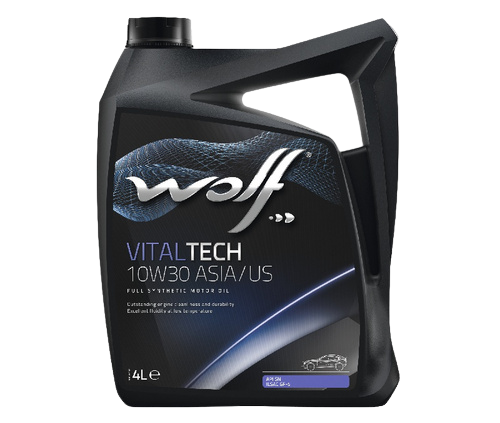 Моторное масло Wolf VitalTech 10W-30 ASIA/US, 4л